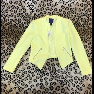 NWT Forever 21 light yellow blazer